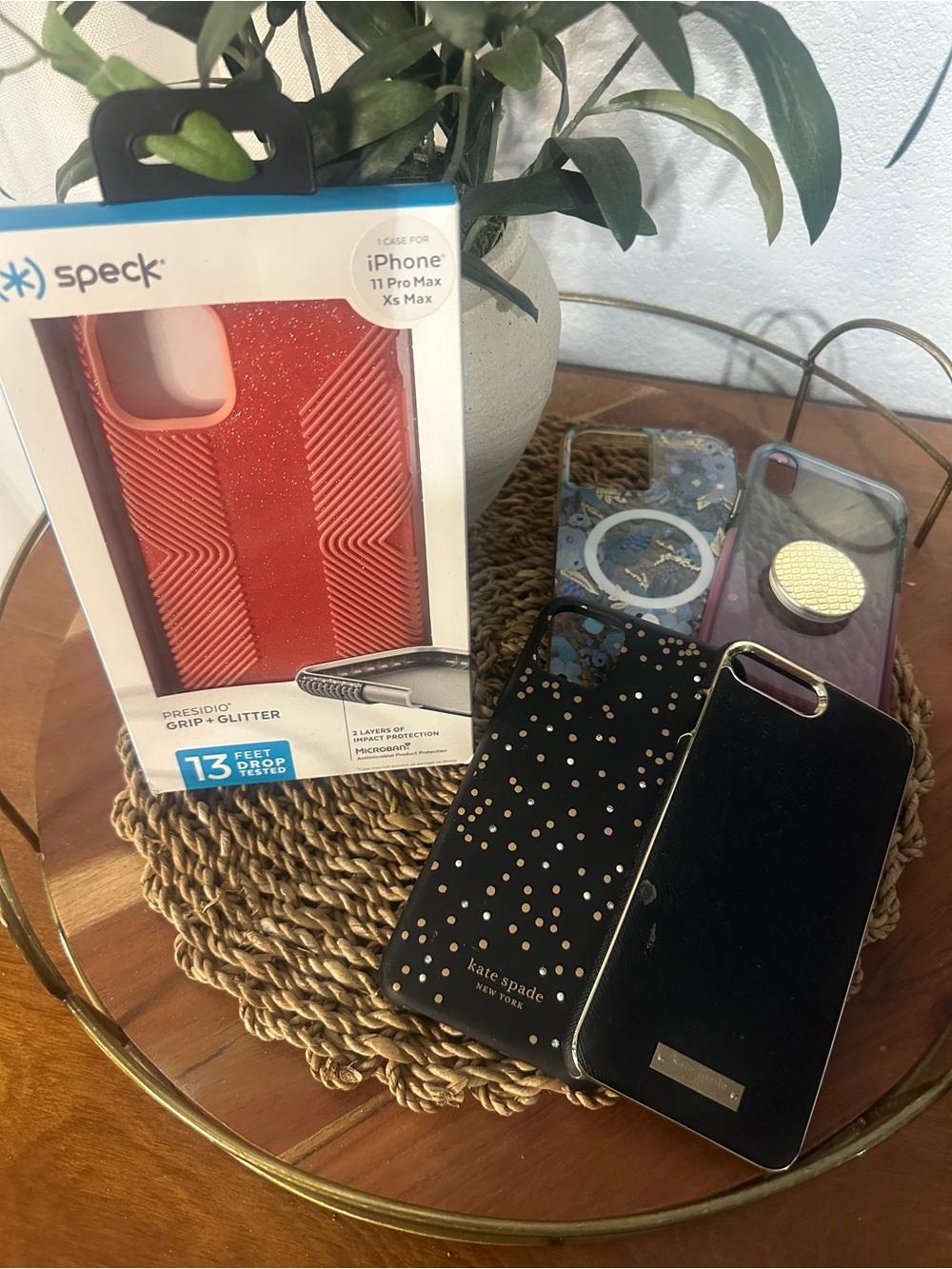 Bundle of Phone Cases- Speck, Rifle Paper Co., Kate Spade
